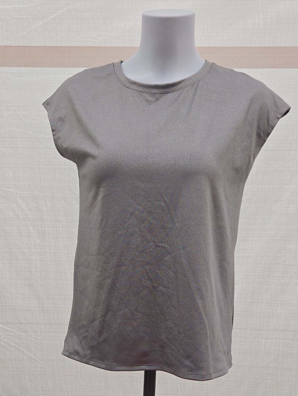 More Than Magic Gray Cap-Sleeve Tank Top